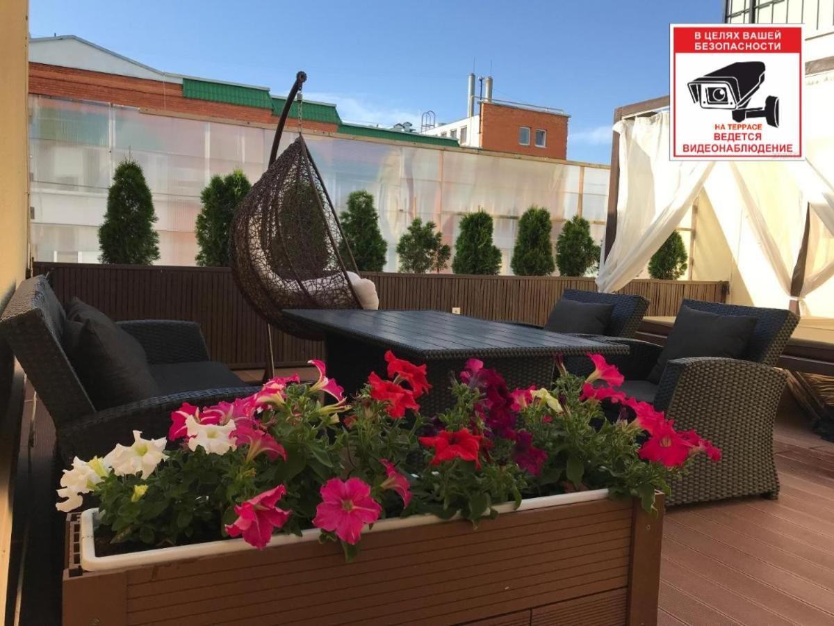 Scandik Apartment Terrace Poltava Bagian luar foto