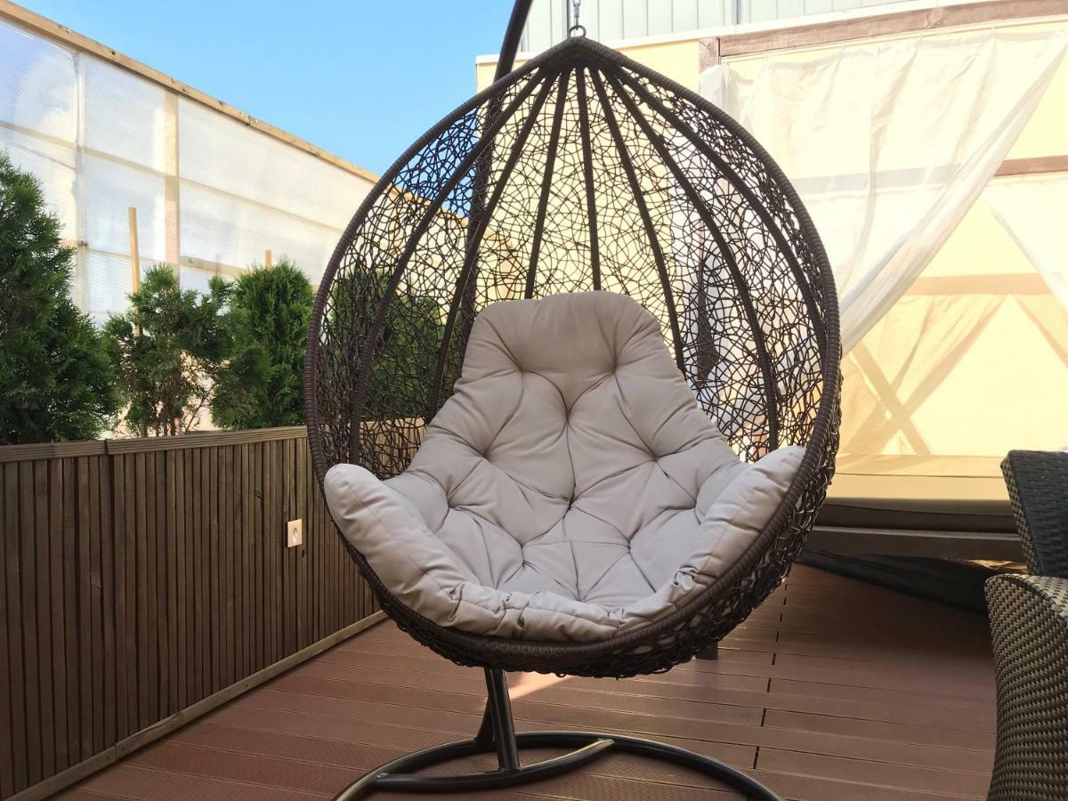 Scandik Apartment Terrace Poltava Bagian luar foto